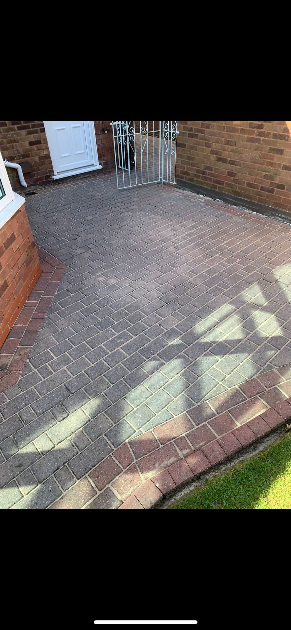 Indian Stone Patio after cleaning